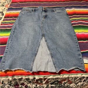 Denim Blue Women's Skirt